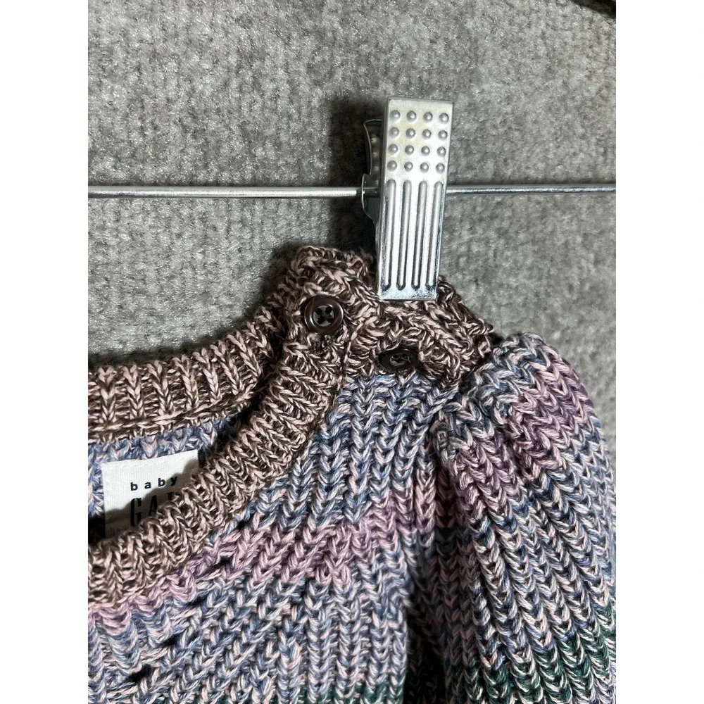 Baby Gap Shaker Stitch Chunky Knit Sweater Dress Infant Girl Sz 6-12 Months New
